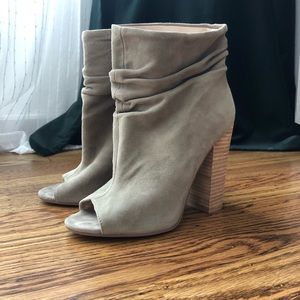 Suede booties by Chinese Laundry